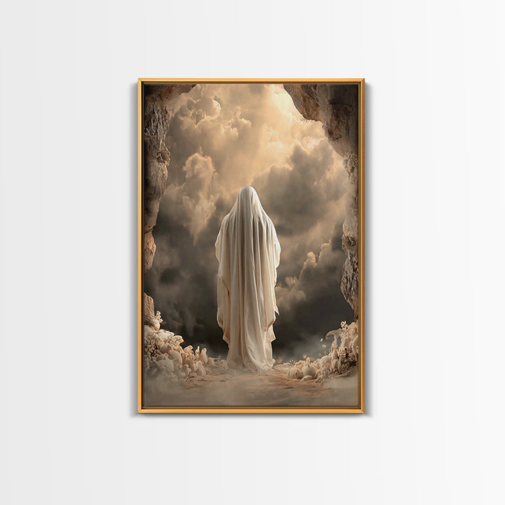 Risen Glory | Framed Canvas Print | Christian Wall Art | Jesus Painting | Christian Art Canvas | Large Christian Painting | Christian Art