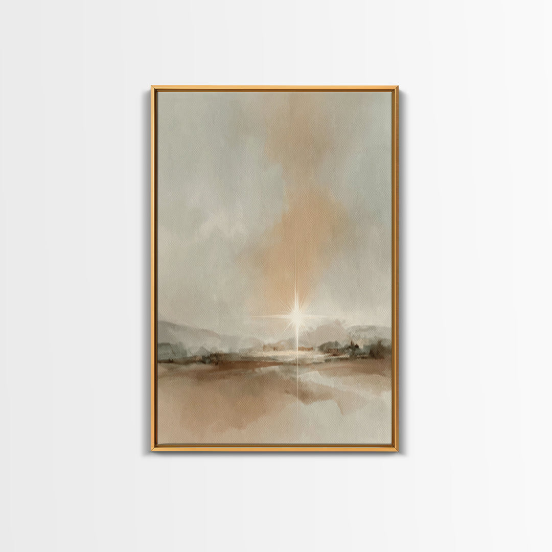 Radiant Dawn | Framed Canvas Print | Christian Wall Art | Christian Art Canvas | Christmas Art | Christian Christmas Art | Christian Gift I