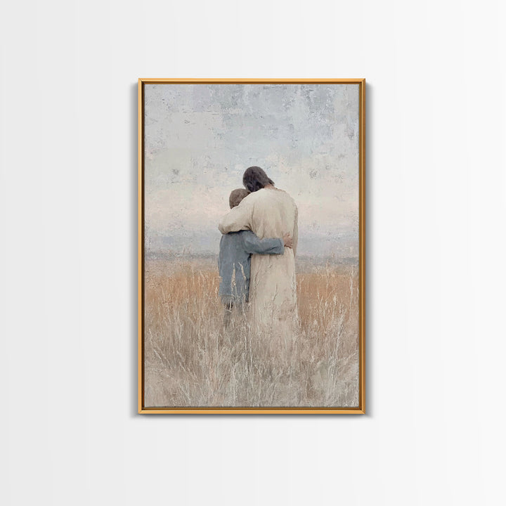 Fields Of Mercy – Framed Canvas Print – Christian Wall Art – Christian Art Canvas – Jesus Painting – Christian Art Print – Subtle Christian