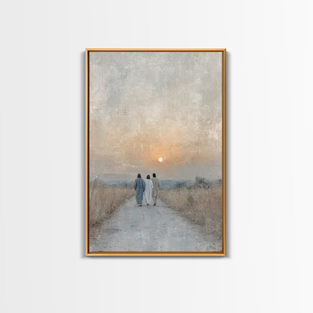 Wanderers of Light | Framed Canvas Print | Christian Wall Art | Christian Art Canvas | Jesus Painting | Vintage Christian Art | Christian C