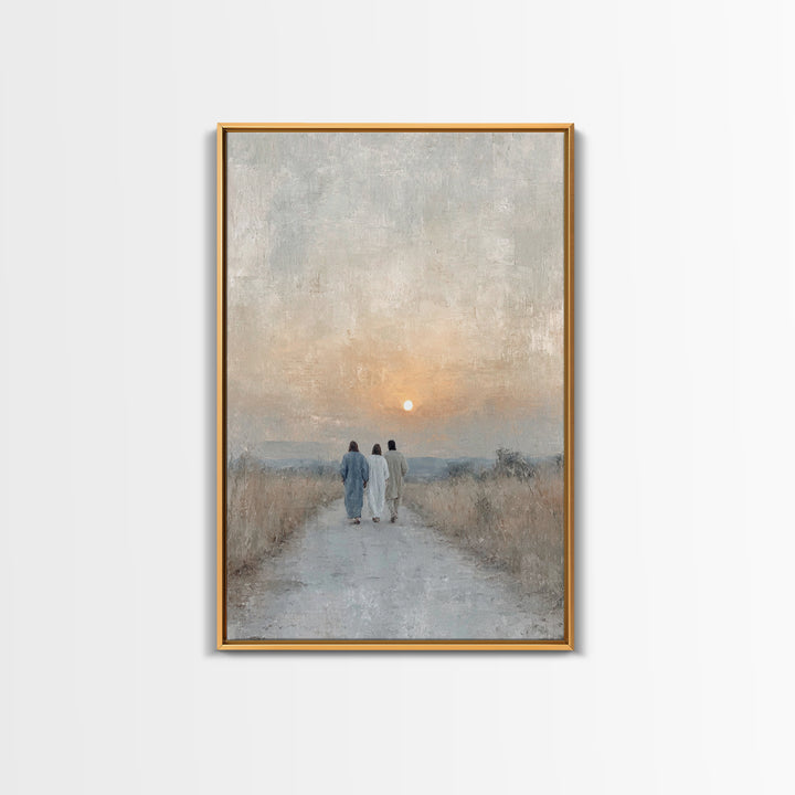 Wanderers of Light | Framed Canvas Print | Christian Wall Art | Christian Art Canvas | Jesus Painting | Vintage Christian Art | Christian C