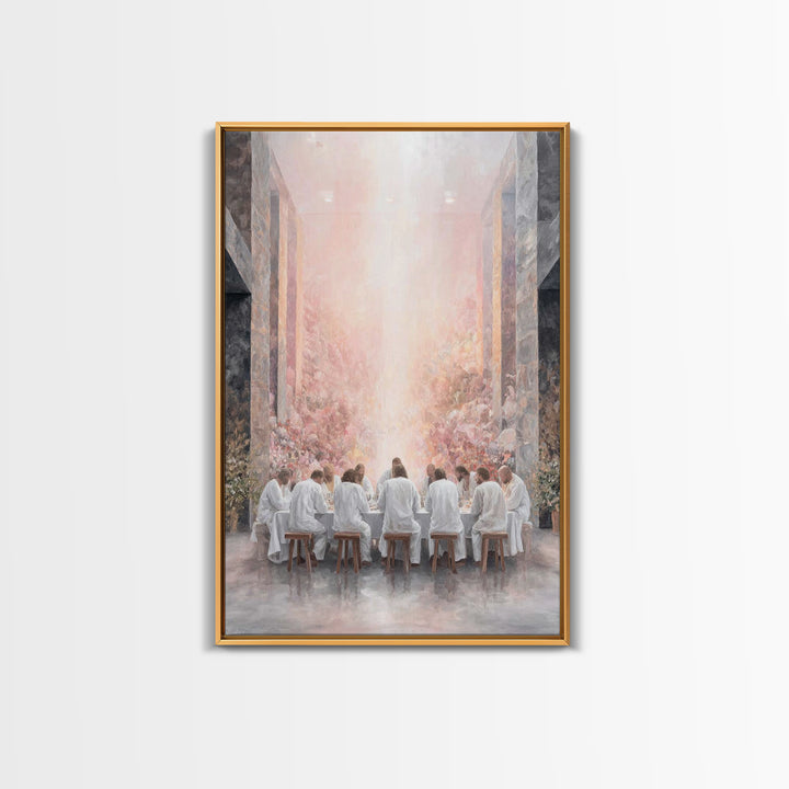 Bread Of Presence | Framed Canvas Print | Christian Art Canvas | Christian Wall Art | Christian Decor | Jesus Painting | Christian Gift | R