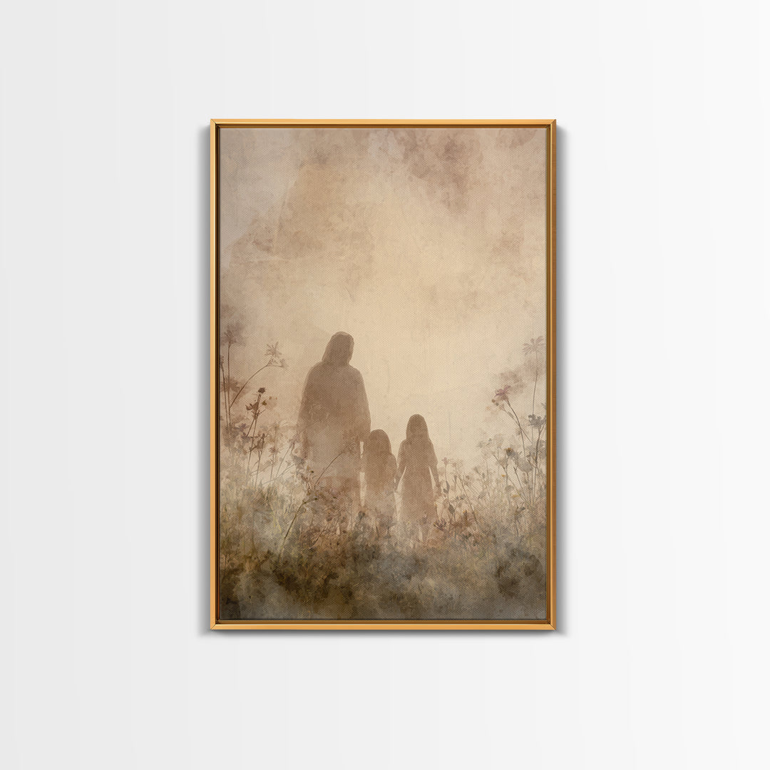 Path Of Grace | Framed Canvas Print | Christian Wall Art | Christian Art Canvas | Abstract Christian Art | Christian Gift | Christian Decor