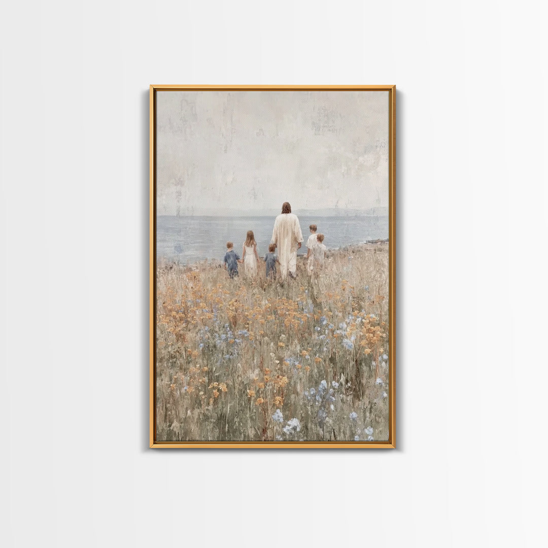 Dawn Of Grace – Framed Canvas Print – Christian Art Canvas – Jesus Painting – Christian Wall Art – Christmas Art – Christian Gift Ideas – P