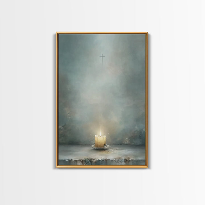 Star of Promise | Framed Canvas Print | Christian Wall Art | Christmas Art | Christian Decorations | Christian Christmas Decor | Christian