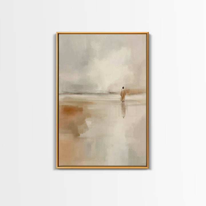 Guiding Light | Framed Canvas Print | Christian Art Canvas | Christian Gift | Christian Wall Art | Jesus Painting | Christian Decor