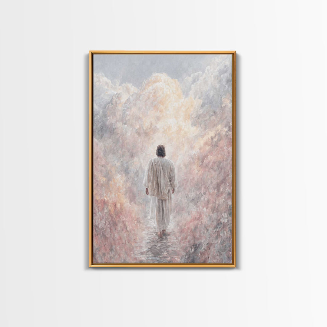 Glory Ascending - Framed Canvas Print - Christian Art Canvas - Jesus Art Print - Christian Wall Art - Unique Christian Art