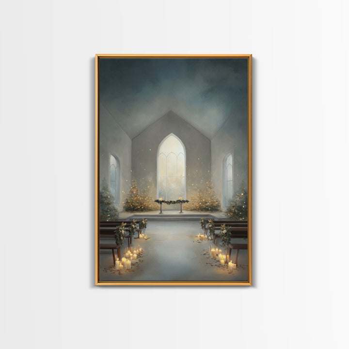Sanctified Dawn – Framed Canvas Print – Christian Art – Christian Wall Art – Christmas Art Prints – Christian Art Canvas – Christian Christ