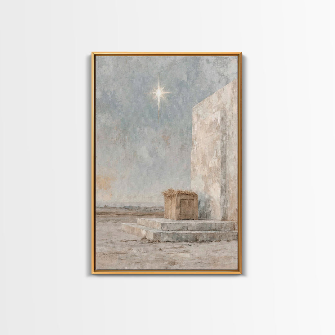 Heavenly Child – Framed Canvas Print – Jesus Christmas Art – Christian Art Canvas – Christian Wall Art – Christmas Canvas Wall Art
