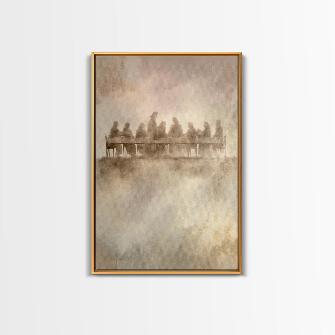 Ascension Feast – Framed Canvas Print – Christian Wall Art – Christian Art Canvas – Vintage Christian Art – Jesus Painting – Christian Art