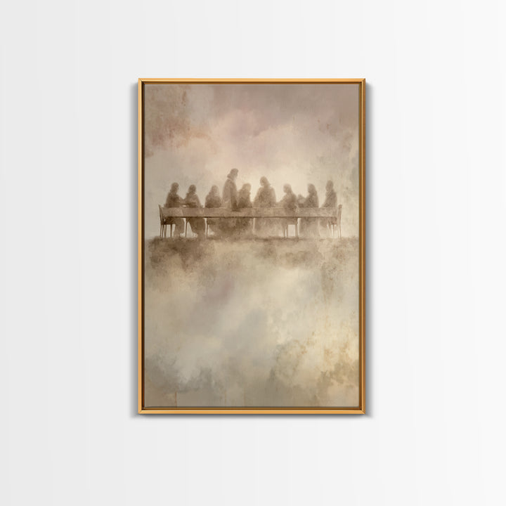 Ascension Feast – Framed Canvas Print – Christian Wall Art – Christian Art Canvas – Vintage Christian Art – Jesus Painting – Christian Art