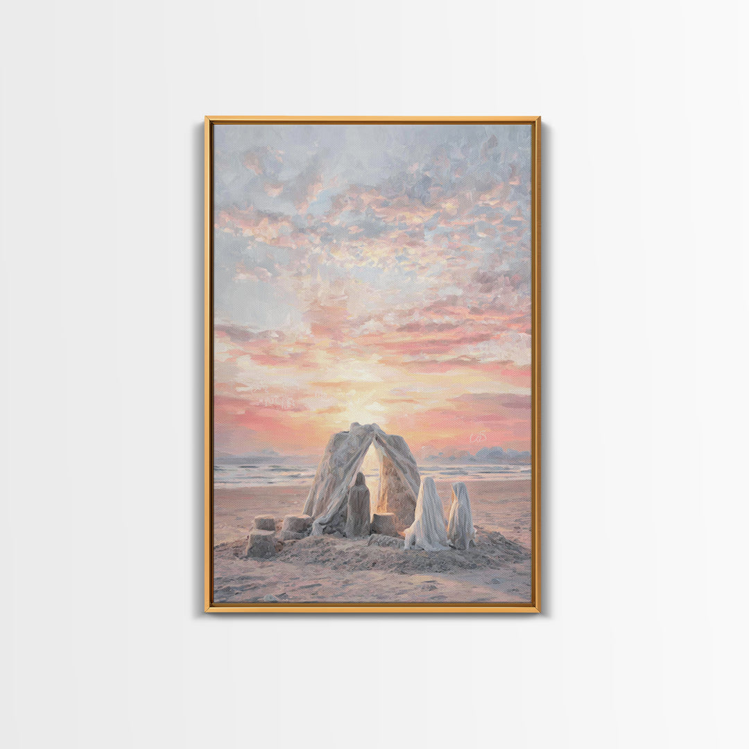 Sunrise Promise – Framed Canvas Print – Christian Art – Jesus Painting – Christian Art Canvas – Christian Wall Art – Christian Christmas Ar