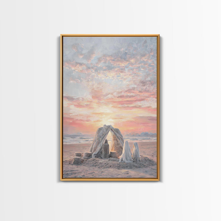 Sunrise Promise – Framed Canvas Print – Christian Art – Jesus Painting – Christian Art Canvas – Christian Wall Art – Christian Christmas Ar