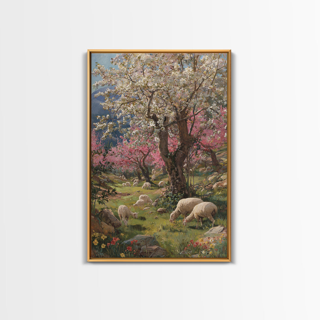 Guiding Dawn Star, Framed Canvas Print, Christian Art Canvas, Christian Wall Art, Christmas Art Prints, Jesus Painting