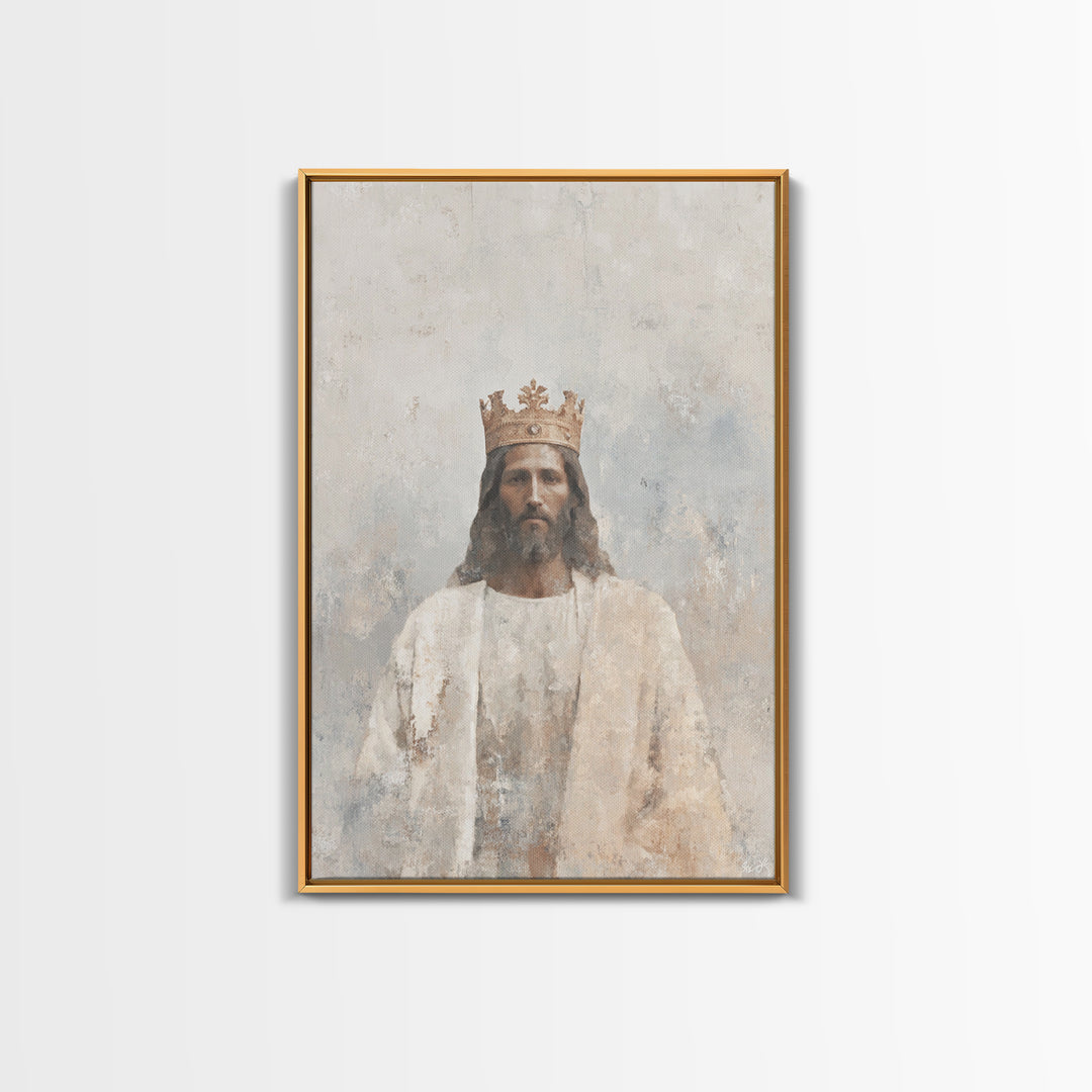 Crown Of Mercy - Framed Canvas Print - Christian Wall Art - Christian Art Canvas - Jesus Painting - Christmas Art - Christian Gifts - Faith