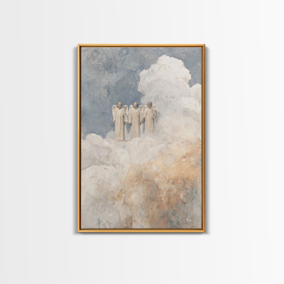 Ascension Grace – Framed Canvas Print – Christian Art – Christian Wall Art – Vintage Christian Art – Christian Art Canvas – Large Christian