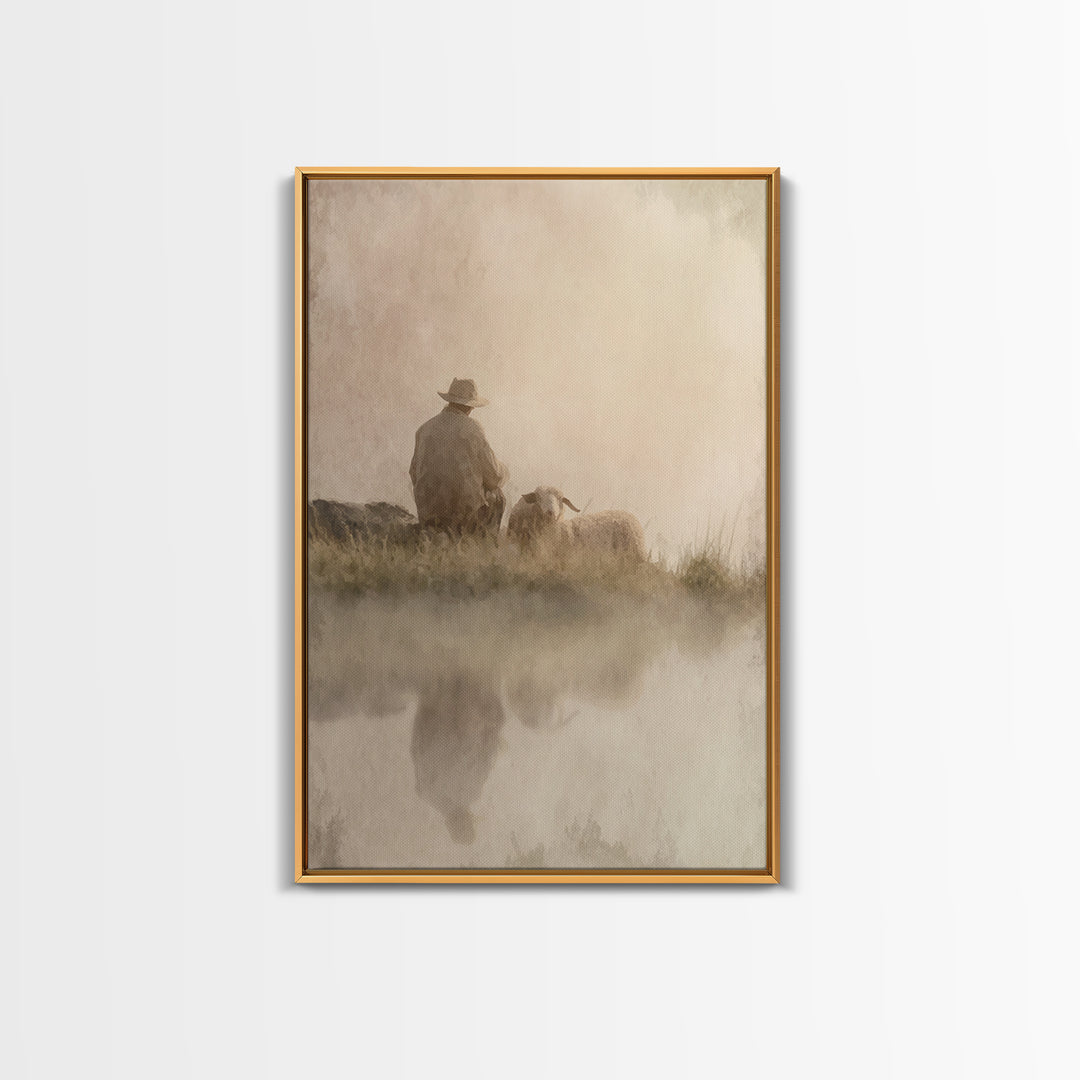Morning Promise – Framed Canvas Print – Christian Art Canvas – Christian Wall Art – Subtle Christian Art – Christian Christmas Art – Christ