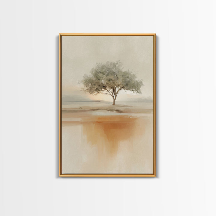 Rooted In Hope | Framed Canvas Print | Christian Wall Art | Christian Art Canvas | Unique Christian Art | Christian Decor | Subtle Christia