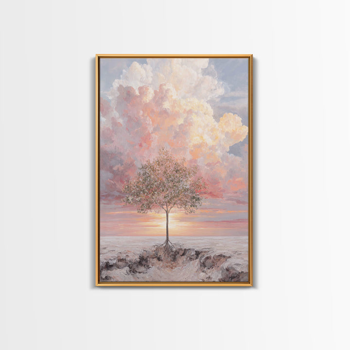 Dawn Of Renewal | Framed Canvas Print | Christian Art Canvas | Christian Wall Art | Christian Art Gift | Modern Christian Art | Christian D