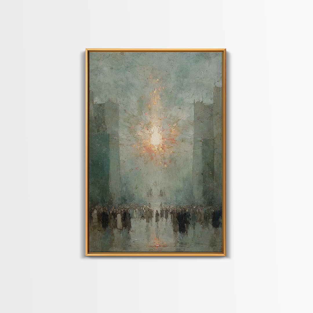 The Guiding Light - Framed Canvas Print - Christian Wall Art - Christian Art Canvas - Jesus Painting - Christmas Art - Christian Decor