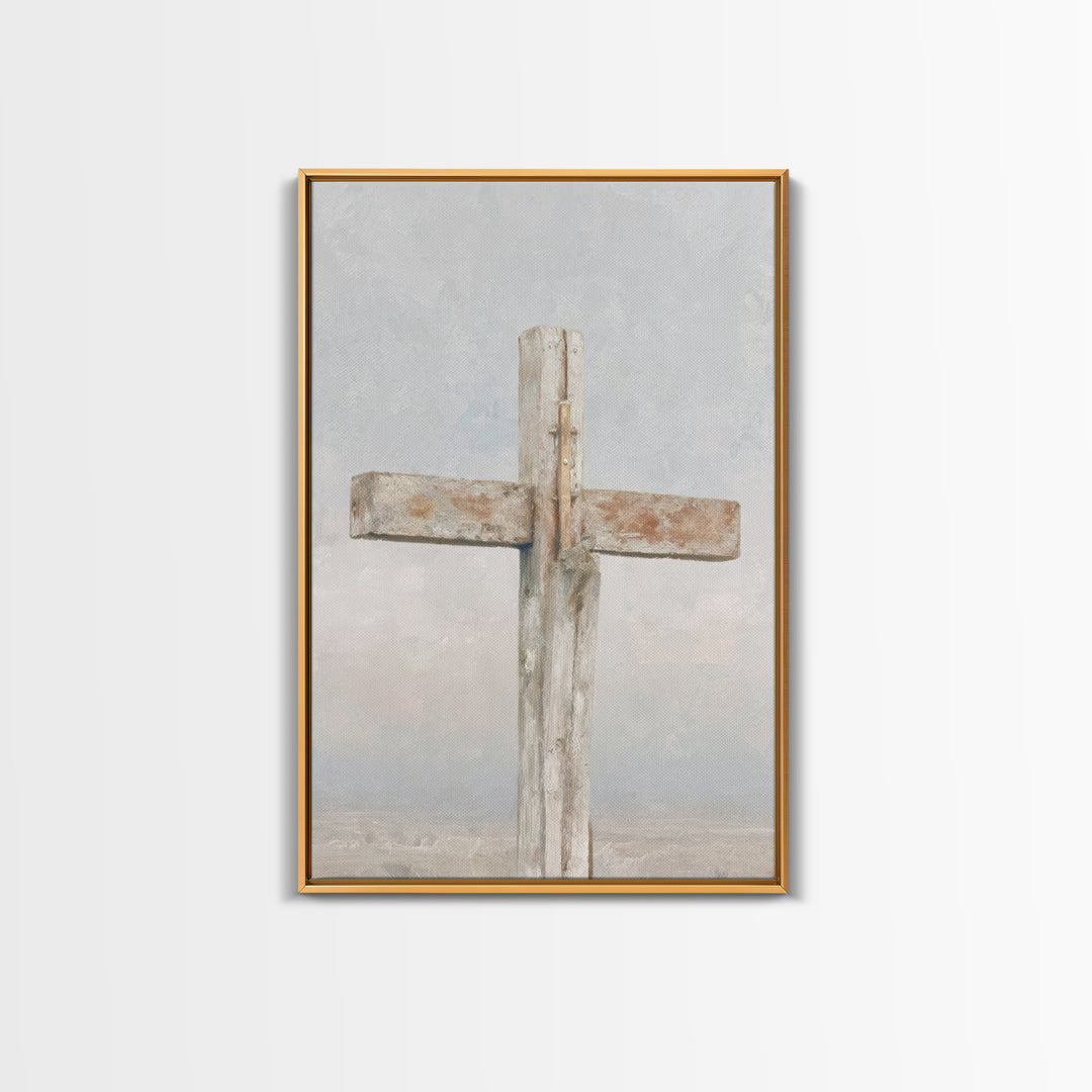 Pure Redemption Light | Framed Canvas Print | Christian Art Canvas | Christian Wall Art | Minimalist Christian Art | Christian Paintings |