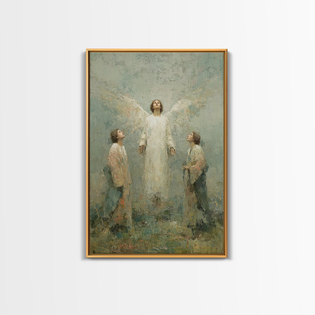Ascension Light – Framed Canvas Print – Christian Art Canvas – Christian Painting – Christian Wall Art – Christian Decor – Christian Gift