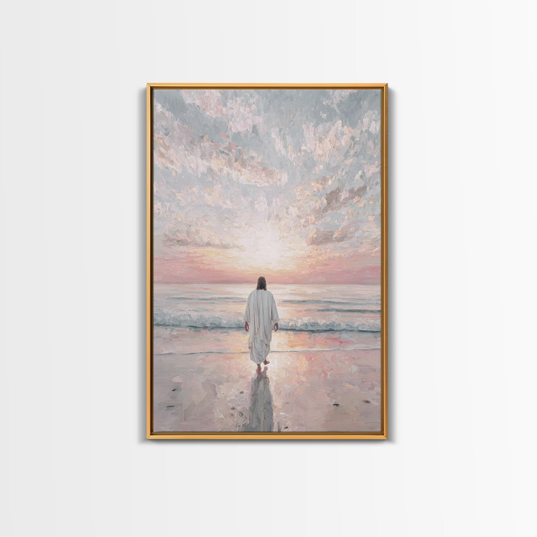 Morning Promise – Framed Canvas Print – Christian Art – Christian Art Canvas – Jesus Painting – Christian Wall Art – Subtle Christian Paint