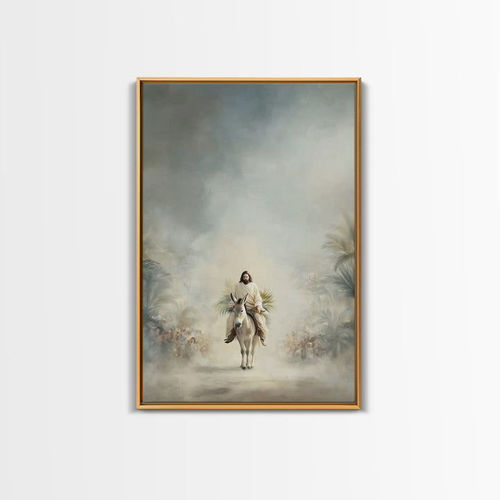 Cloudborne Peace – Framed Canvas Print – Christian Art Canvas – Jesus Painting – Subtle Christian Art – Christmas Wall Art – Christian Deco