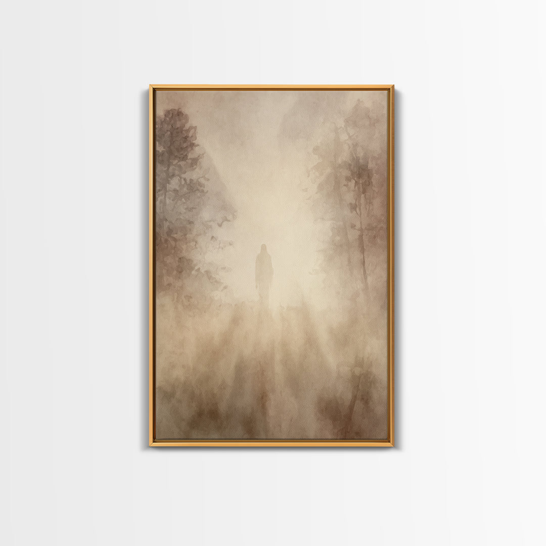 Blossoms Of Mercy, Framed Canvas Print, Christian Art Canvas, Jesus Painting, Christian Wall Art, Christian Gift Ideas
