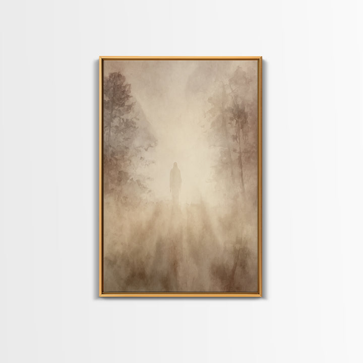 Blossoms Of Mercy, Framed Canvas Print, Christian Art Canvas, Jesus Painting, Christian Wall Art, Christian Gift Ideas