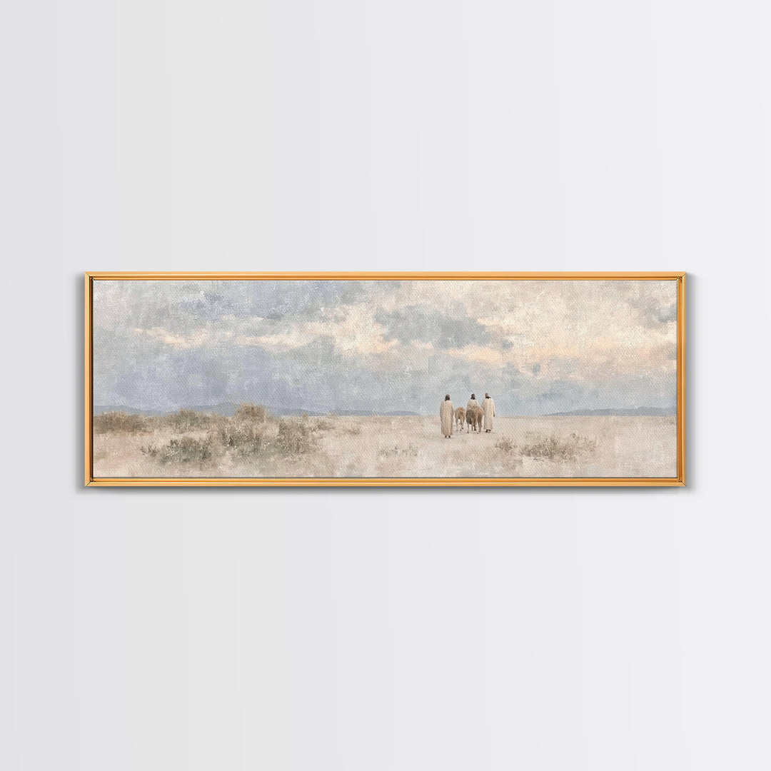 Star of Wonder Sky | Framed Canvas Print | Christian Wall Art | Panoramic Wall Art | Christian Art Canvas | Christmas Art | Jesus Painting