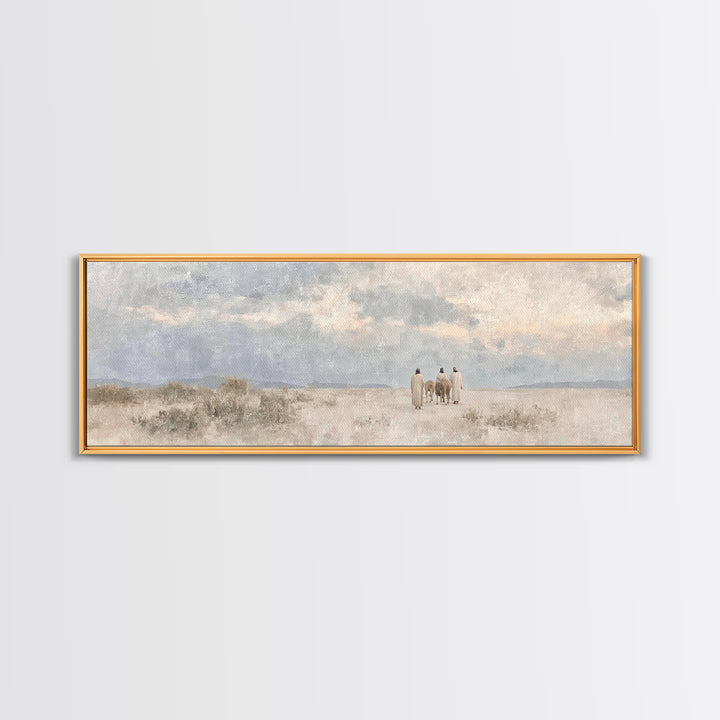 Star of Wonder Sky | Framed Canvas Print | Christian Wall Art | Panoramic Wall Art | Christian Art Canvas | Christmas Art | Jesus Painting