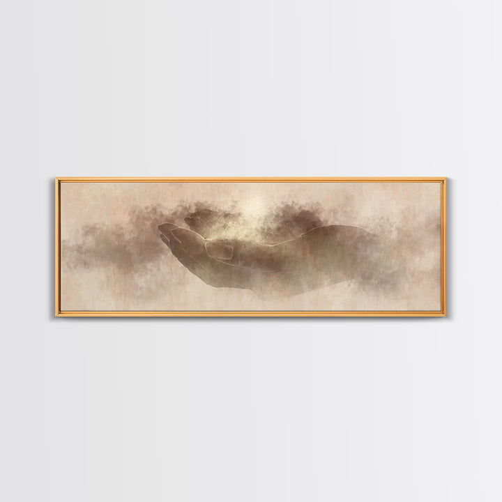 Seeds Of Blessing | Framed Canvas Print | Extra Wide Art | Christian Art | Christian Art Canvas | Christian Christmas Art | Christian Paint