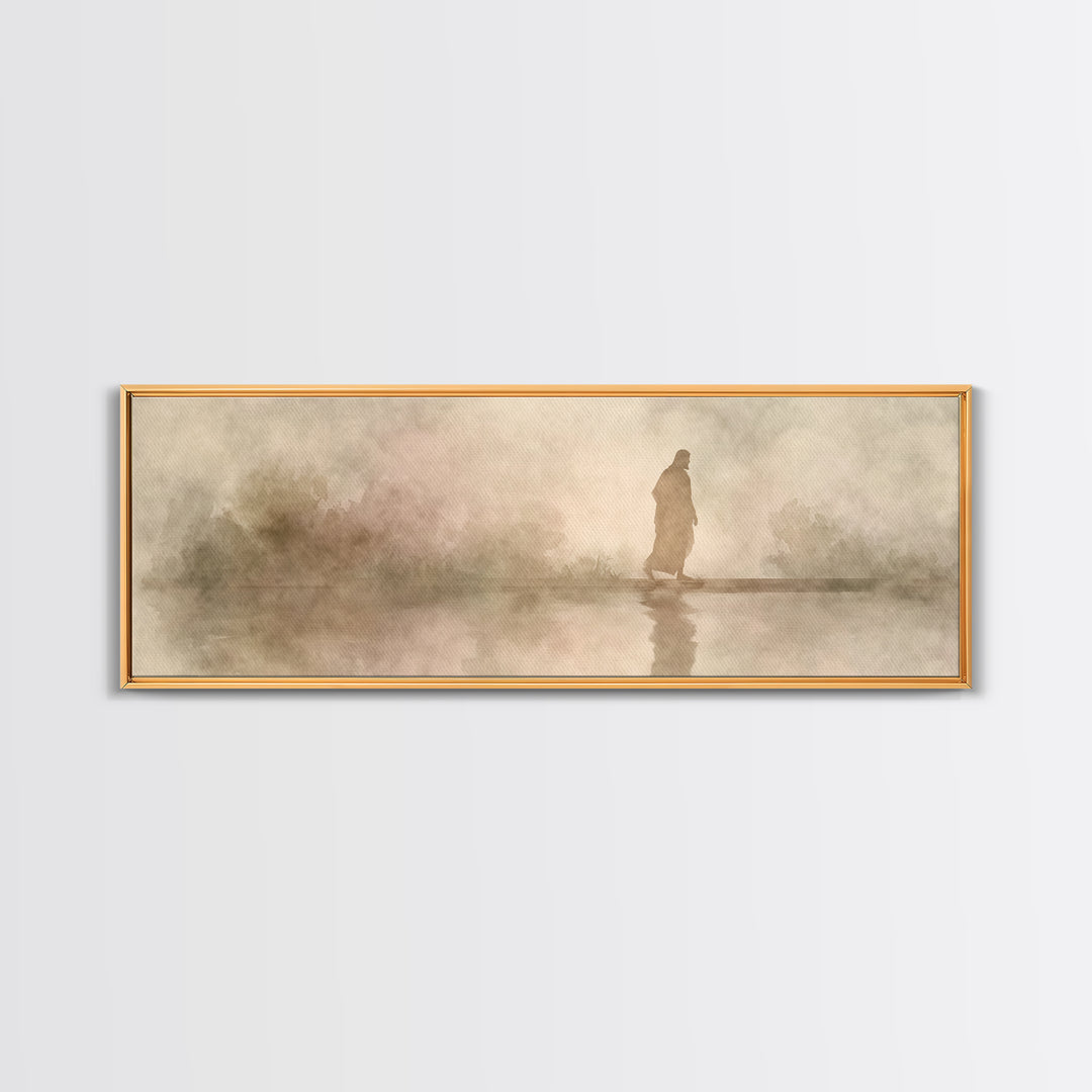 Shaded Covenant | Framed Canvas Print | Panoramic Painting | Christian Wall Art | Jesus Canvas Art | Christian Art Print | Christian Decor