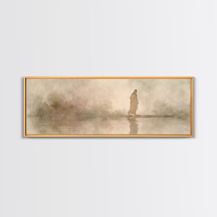 Shaded Covenant | Framed Canvas Print | Panoramic Painting | Christian Wall Art | Jesus Canvas Art | Christian Art Print | Christian Decor