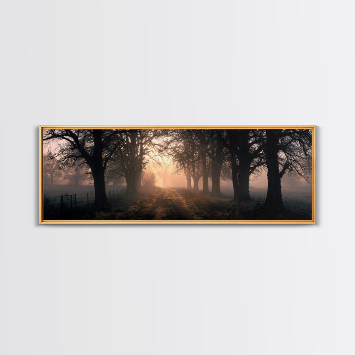 Soft Morning Grace | Framed Canvas Print | Panoramic Print | Christian Art Canvas | Modern Christian Painting | Christian Wall Art | Christ