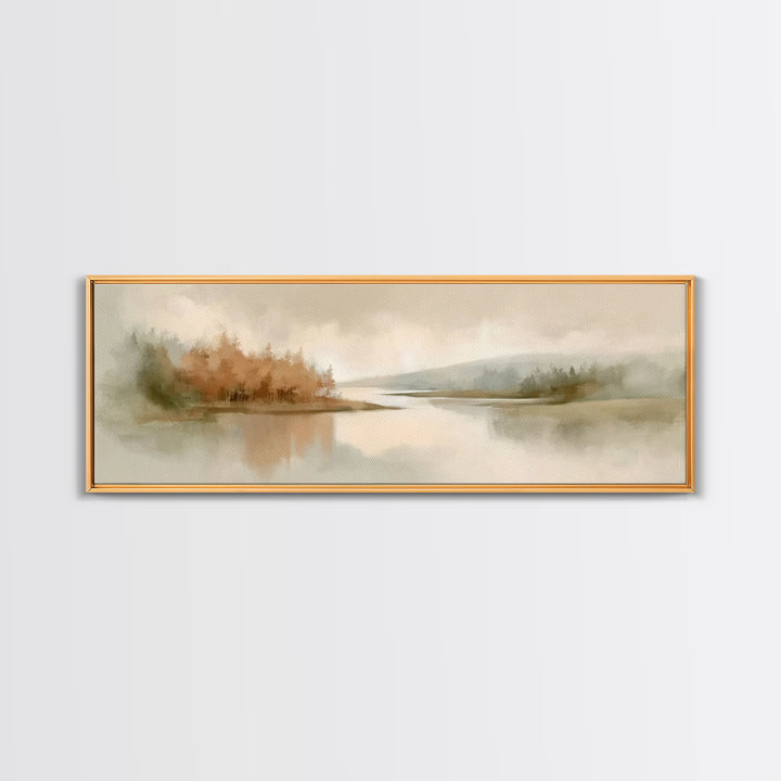 Prairie Prayer Light, Framed Canvas Print, Christian Wall Art, Christian Art Canvas, Christian Painting, Panoramic Frame, Christian Gift