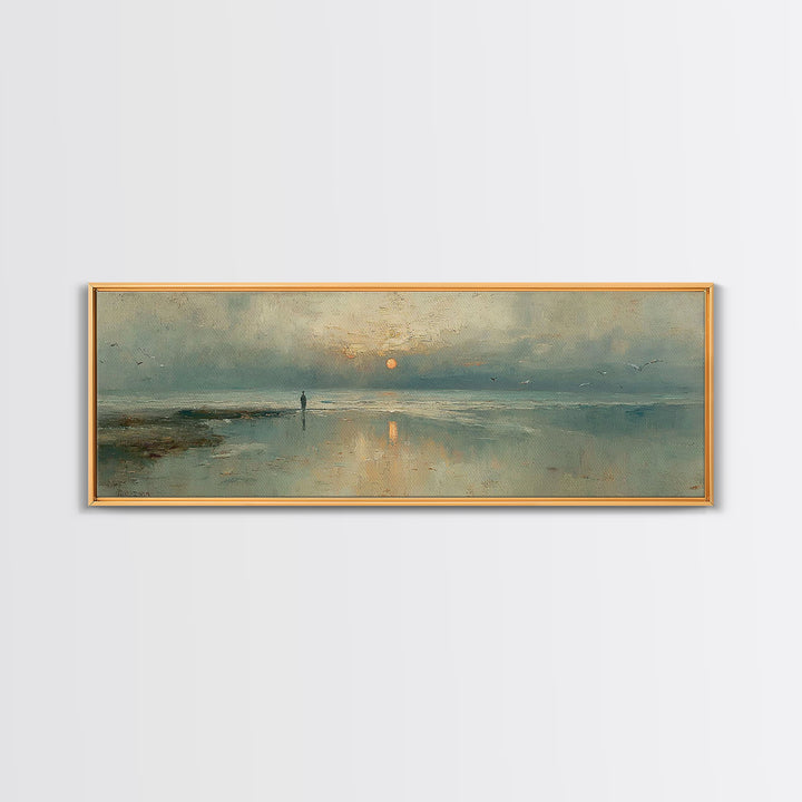 Sunrise Promise – Framed Canvas Print – Panoramic Print – Christian Art Canvas – Jesus Painting – Christian Art – Modern Christian Art