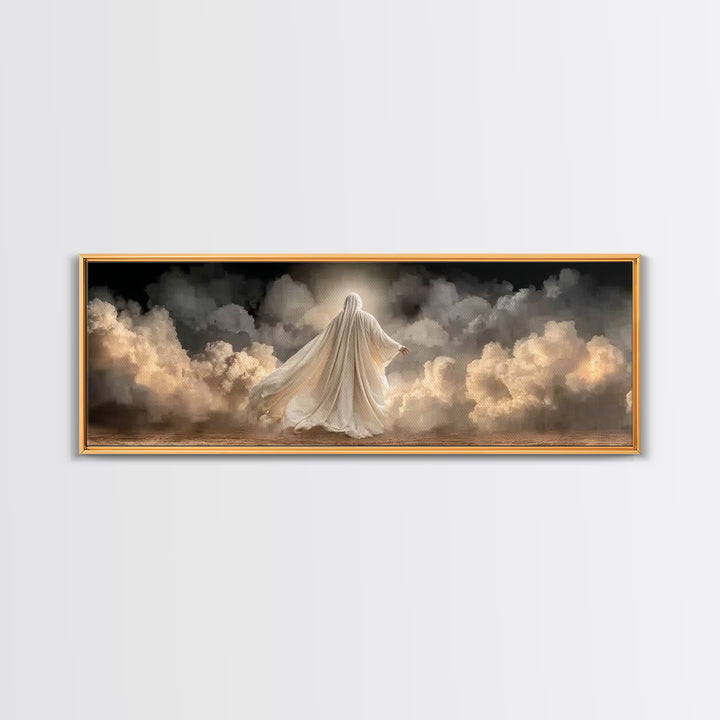 Path Of Radiance – Framed Canvas Print – Christian Art Canvas – Panoramic Painting – Christian Wall Art – Jesus Art Print – Modern Christia
