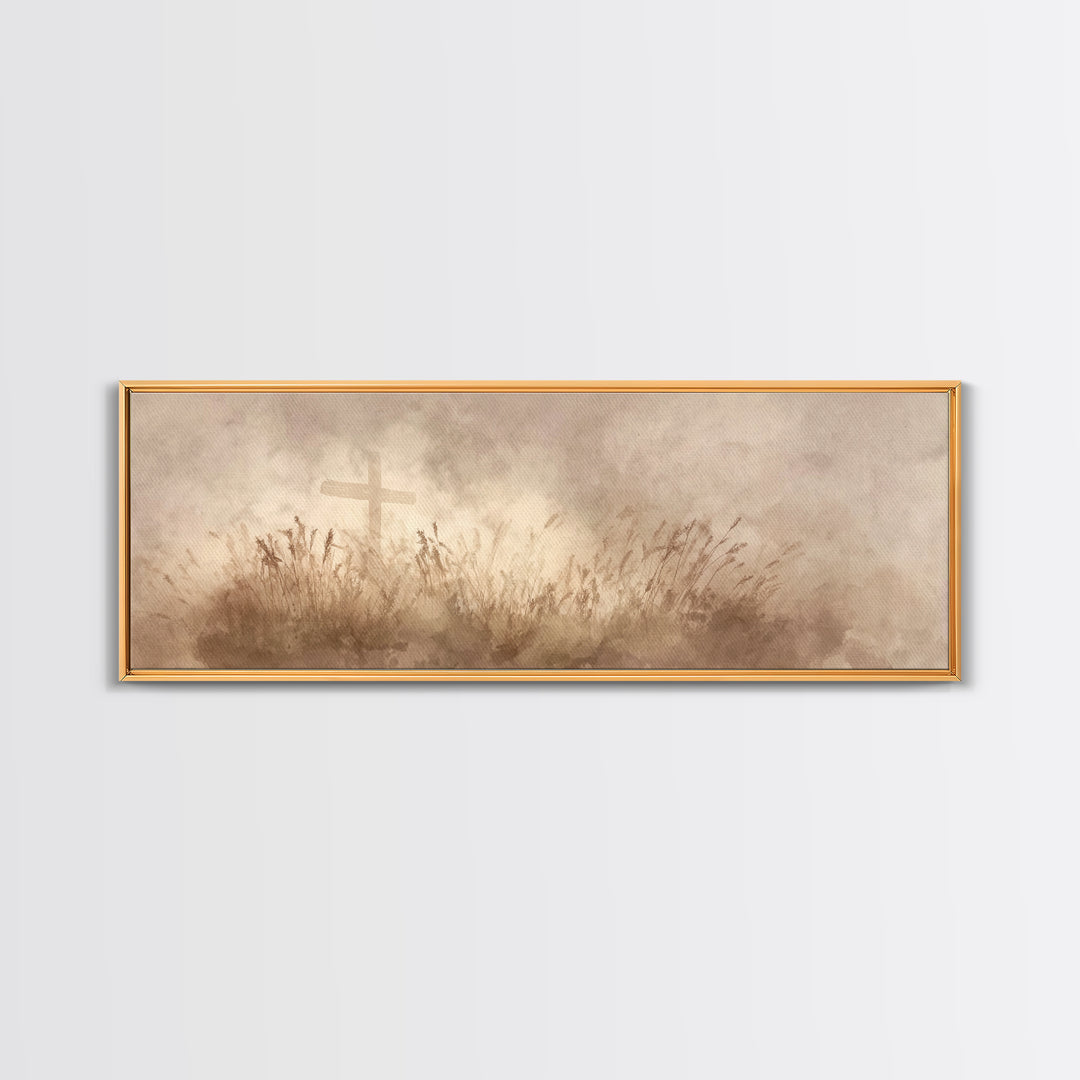 Path To Glory | Framed Canvas Print | Christian Wall Art | Christian Art Canvas | Extra Wide Art | Christian Gift