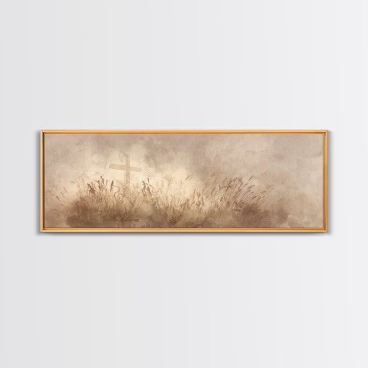 Path To Glory | Framed Canvas Print | Christian Wall Art | Christian Art Canvas | Extra Wide Art | Christian Gift