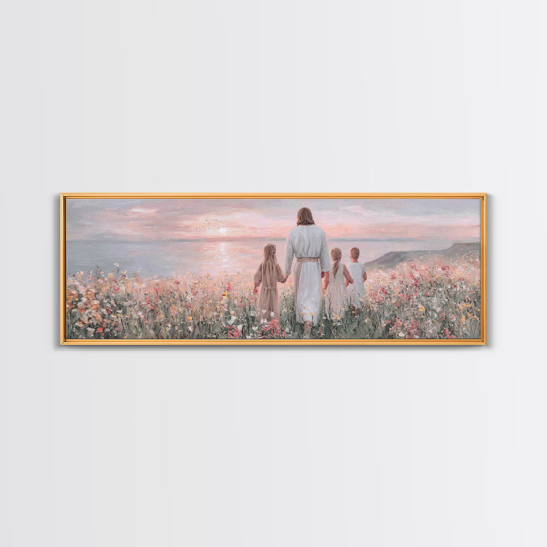Horizon Of Faith – Framed Canvas Print – Christian Wall Art – Panoramic Art – Jesus Canvas Art – Christian Art Print – Christian Decor – Ch