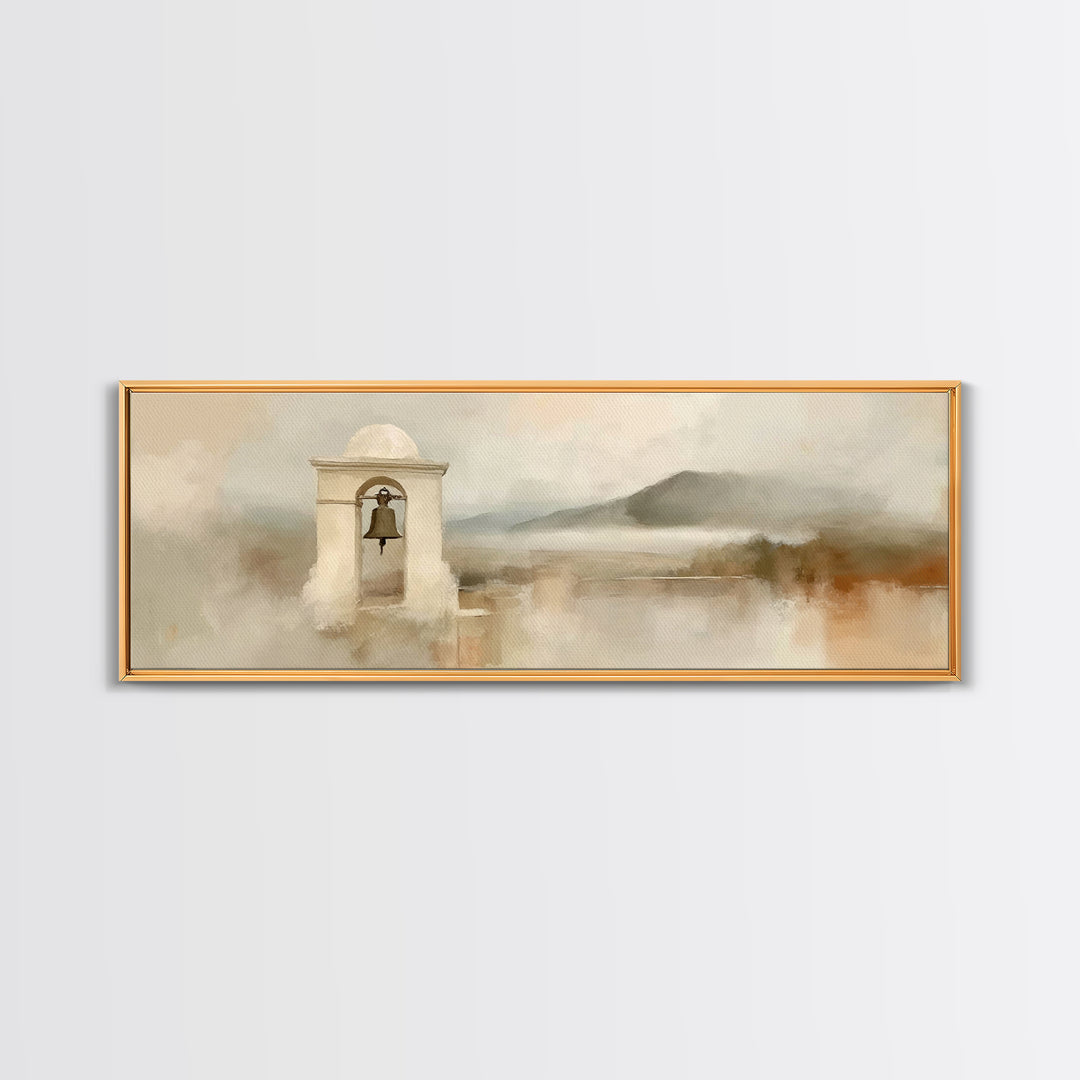 Faithful Horizon, Framed Canvas Print, Panoramic Print, Christian Art Canvas, Christian Painting, Christian Wall Art, Christmas Art