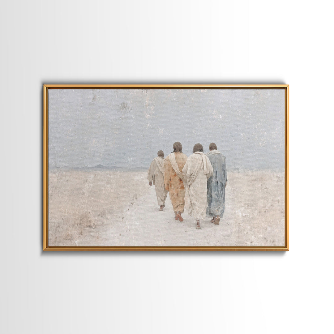 Journey Of Grace – Framed Canvas Print – Christian Wall Art – Christian Art Canvas – Jesus Painting – Subtle Christian Art – Christian Gift