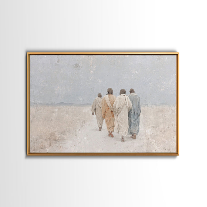Journey Of Grace – Framed Canvas Print – Christian Wall Art – Christian Art Canvas – Jesus Painting – Subtle Christian Art – Christian Gift