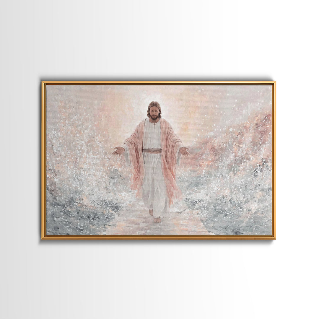 Path Of Glory – Framed Canvas Print – Christian Art Canvas – Jesus Painting – Christian Wall Art – Christian Christmas Art – Christian Gift