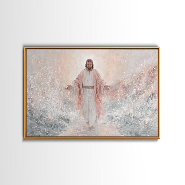 Path Of Glory – Framed Canvas Print – Christian Art Canvas – Jesus Painting – Christian Wall Art – Christian Christmas Art – Christian Gift