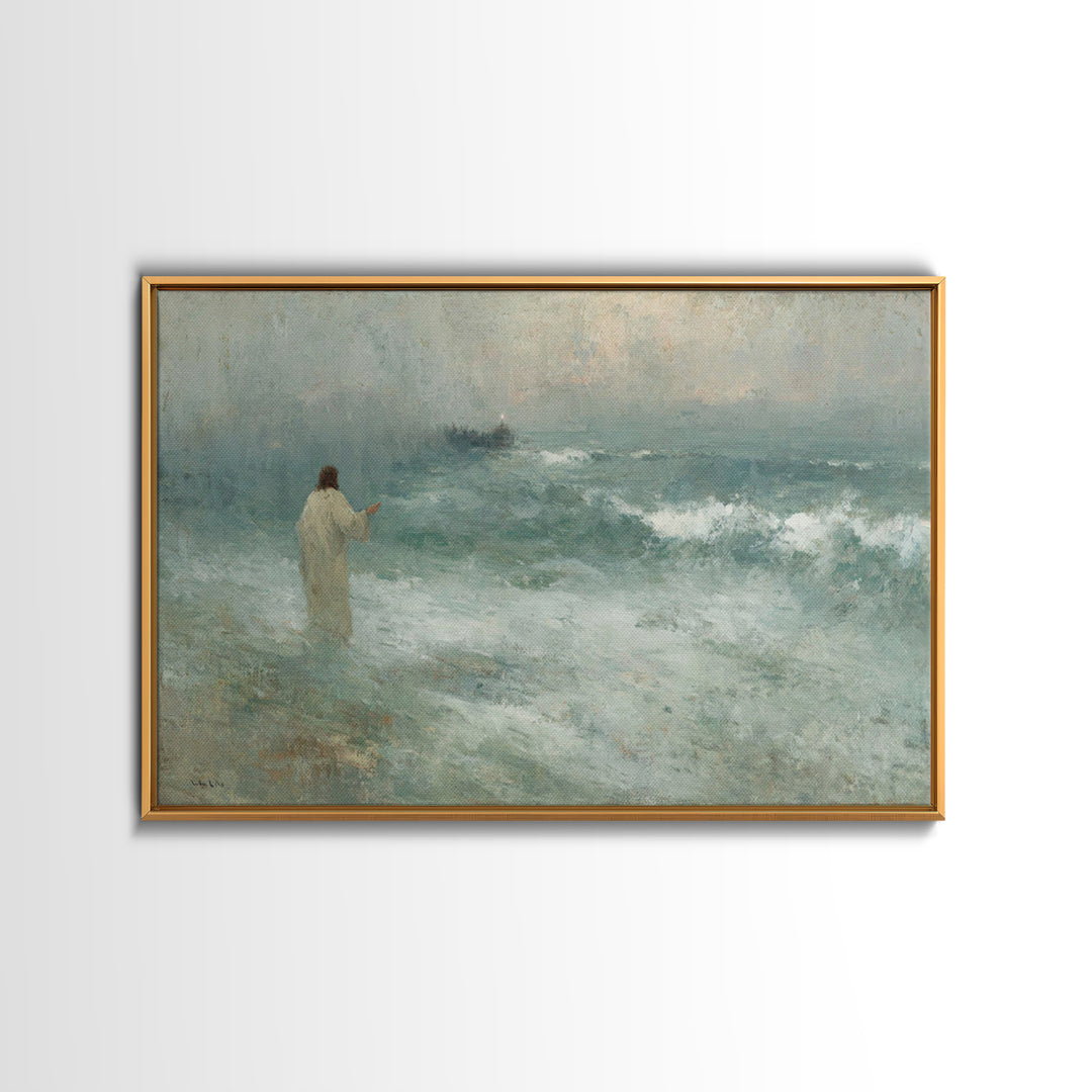 Radiant Dawn – Framed Canvas Print – Jesus Canvas Art – Christian Wall Art – Christian Art Painting – Christian Christmas Art – Unique Chri