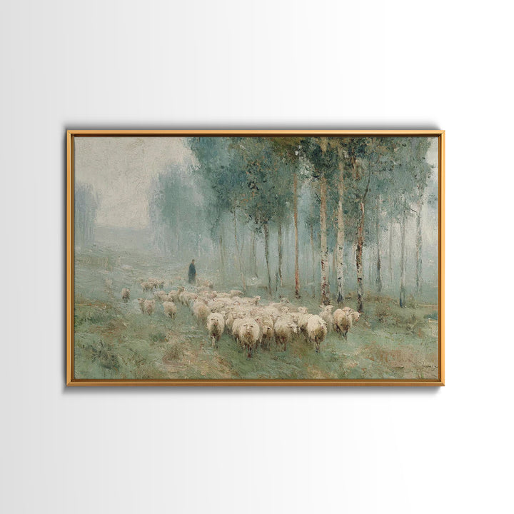 Forest Calling – Framed Canvas Print – Christian Wall Art – Christian Art Canvas – Christian Painting – Unique Christian Art
