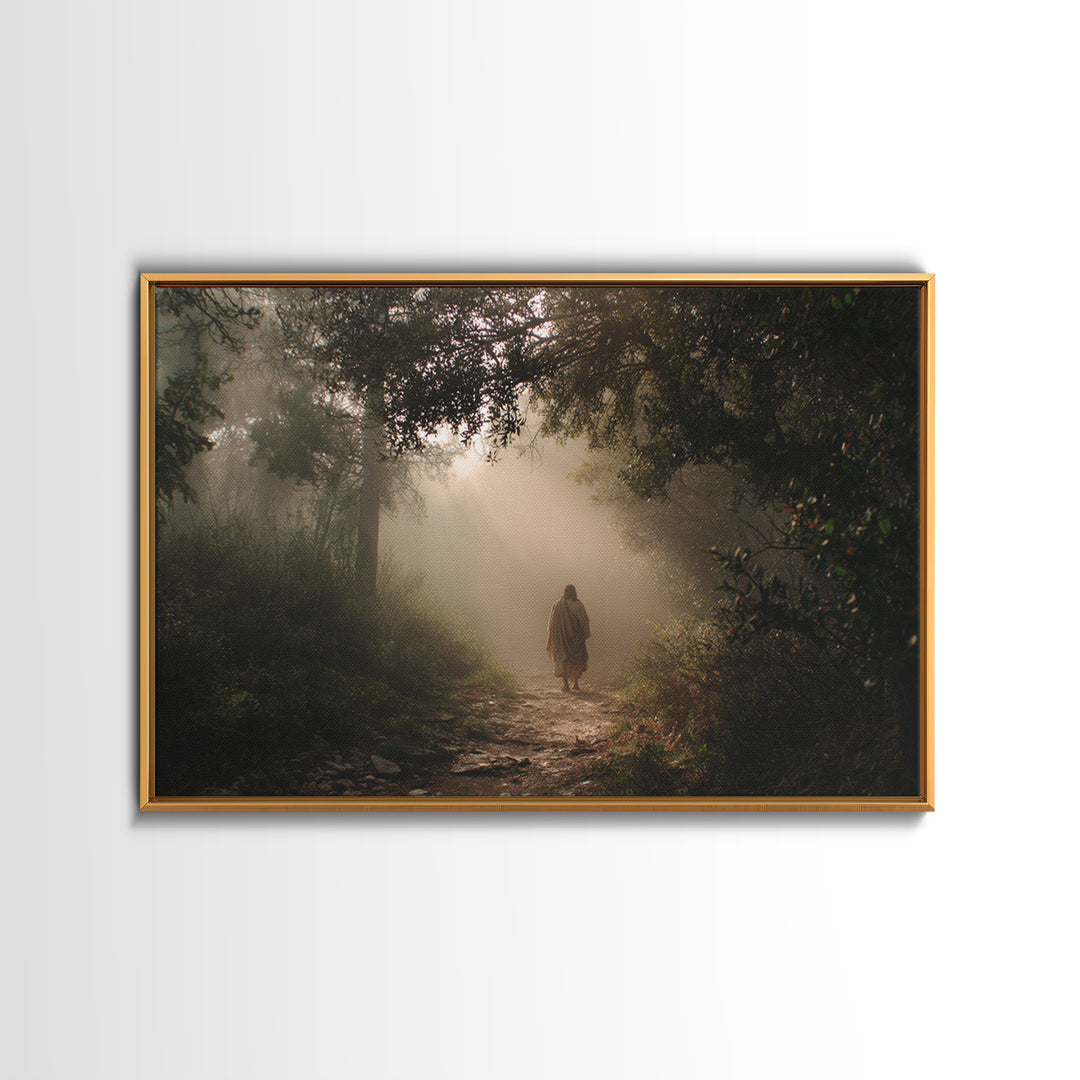 Mercy Path Path Of Mercy, Framed Canvas Print, Jesus Painting, Christian Wall Art ...